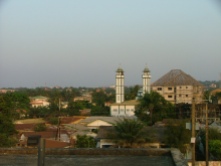 Shots of Taouya, Conakry from the roof of the PC office.